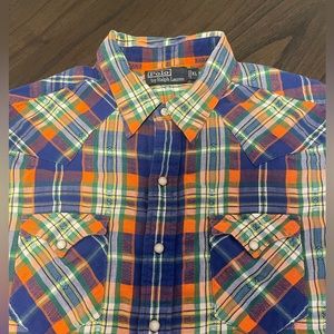 Men’s vintage Polo Ralph Lauren Western button up size XL